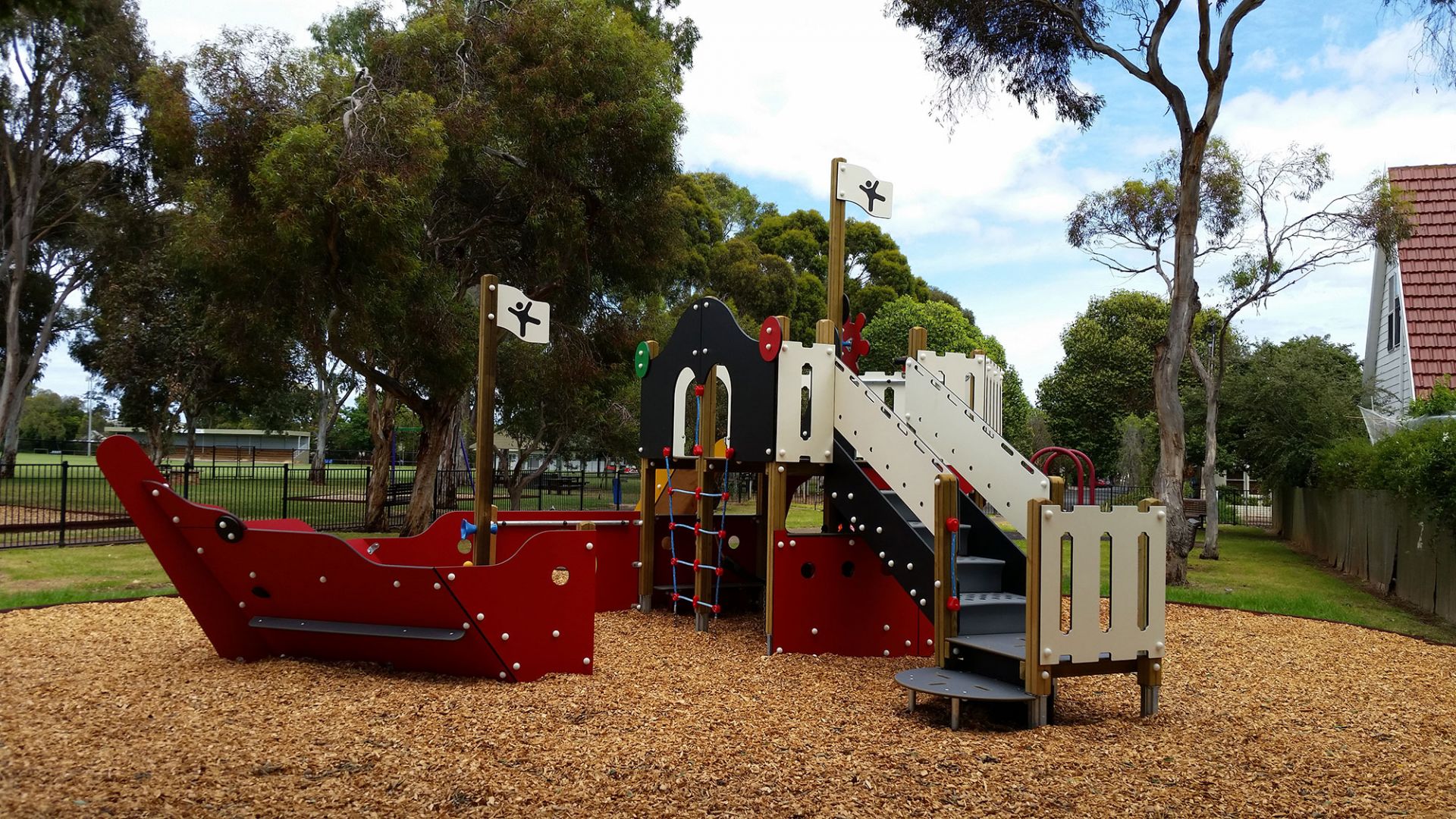 Goodale Reserve Pirate Ship with steps