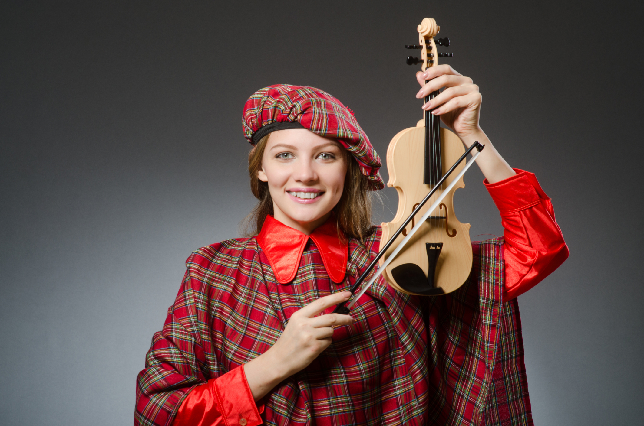 Scottish woman fiddle player