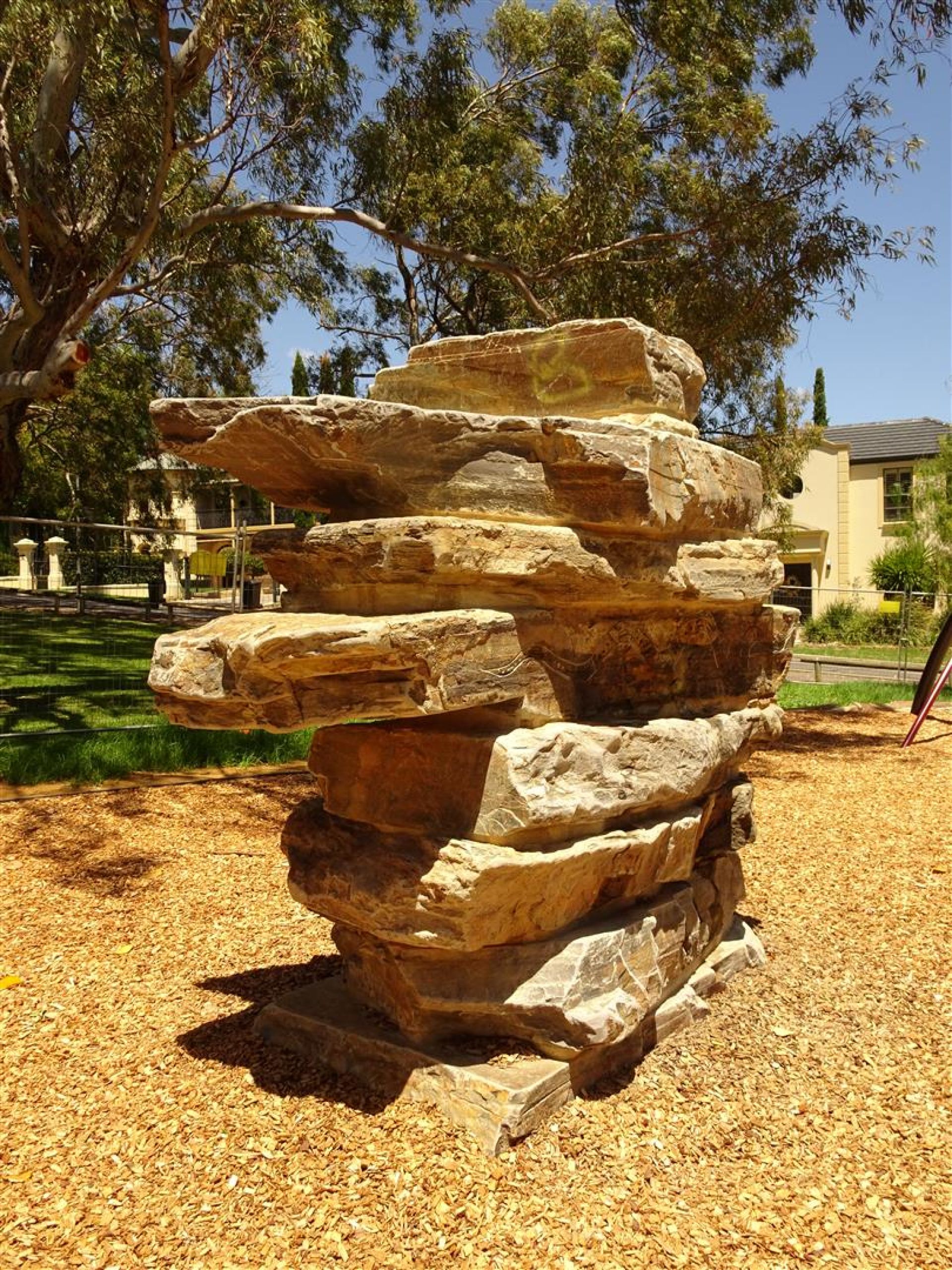 Mitcham Reserve - Climbing Rock Stack
