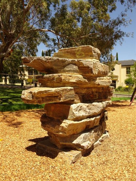 Mitcham Reserve - Climbing Rock Stack