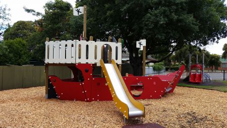 Goodale Reserve Pirate Ship with slide