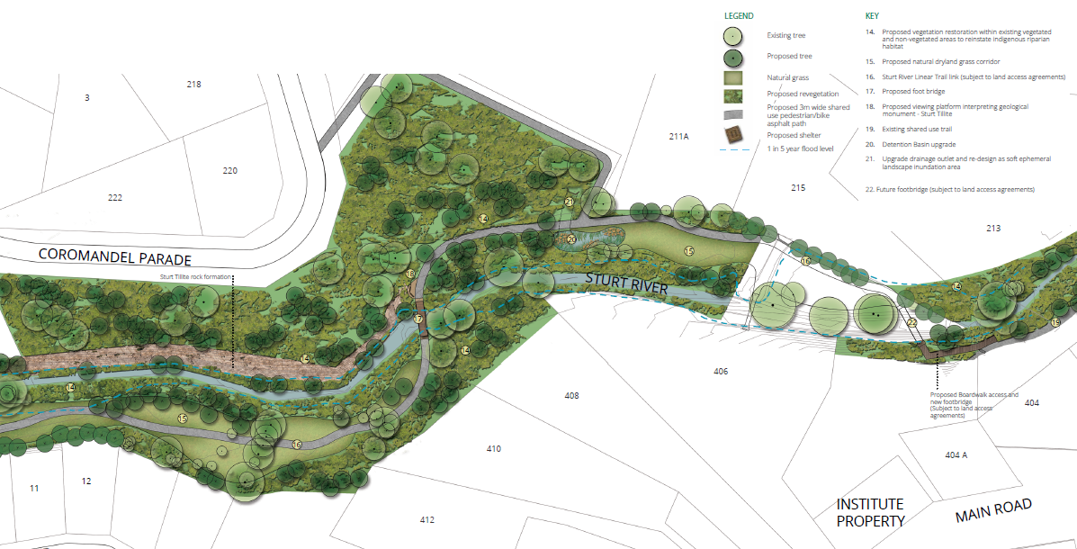 Sturt River Linear Trail Stage 3 Concept Plan