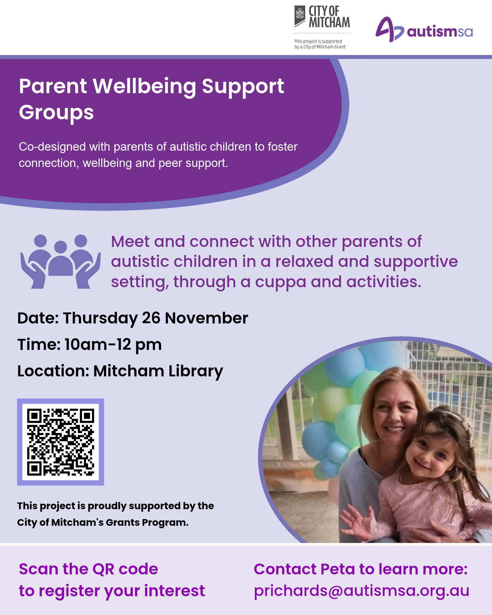 Parent Wellbeing Support Group 