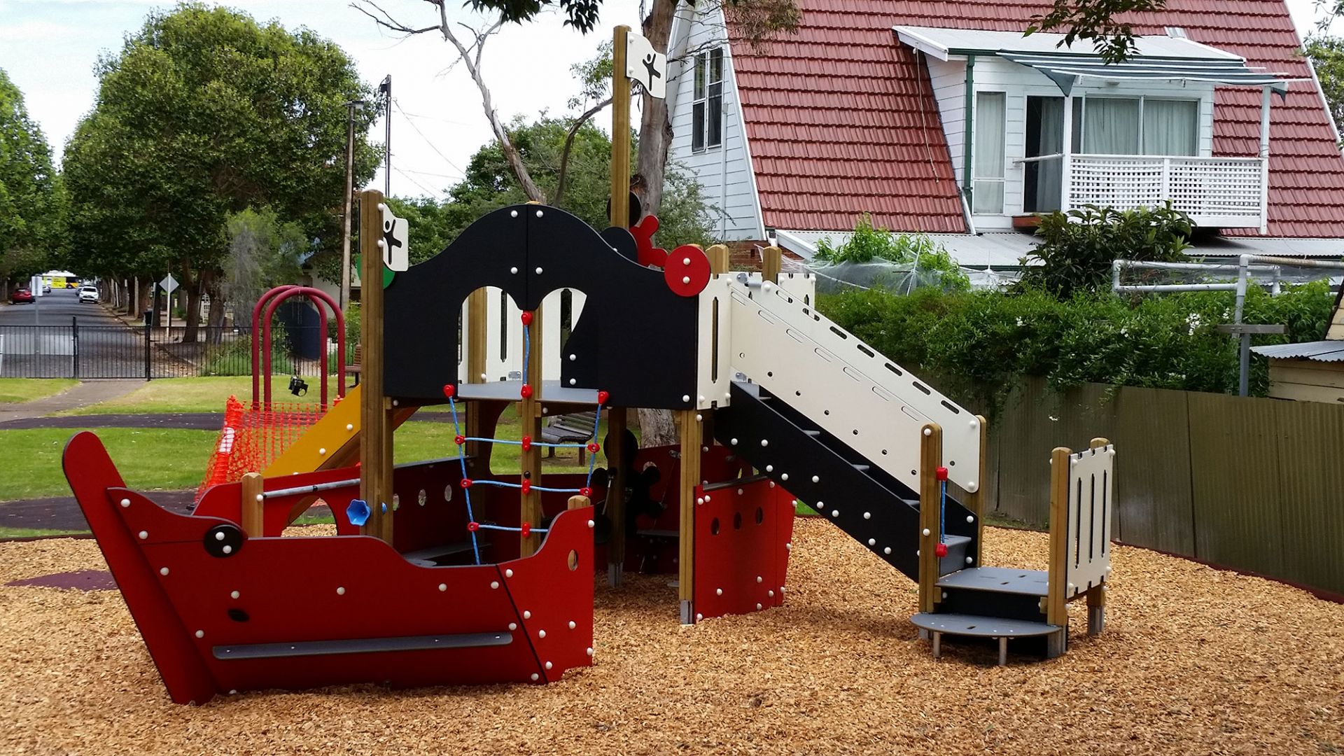 Goodale Reserve Pirate Ship front