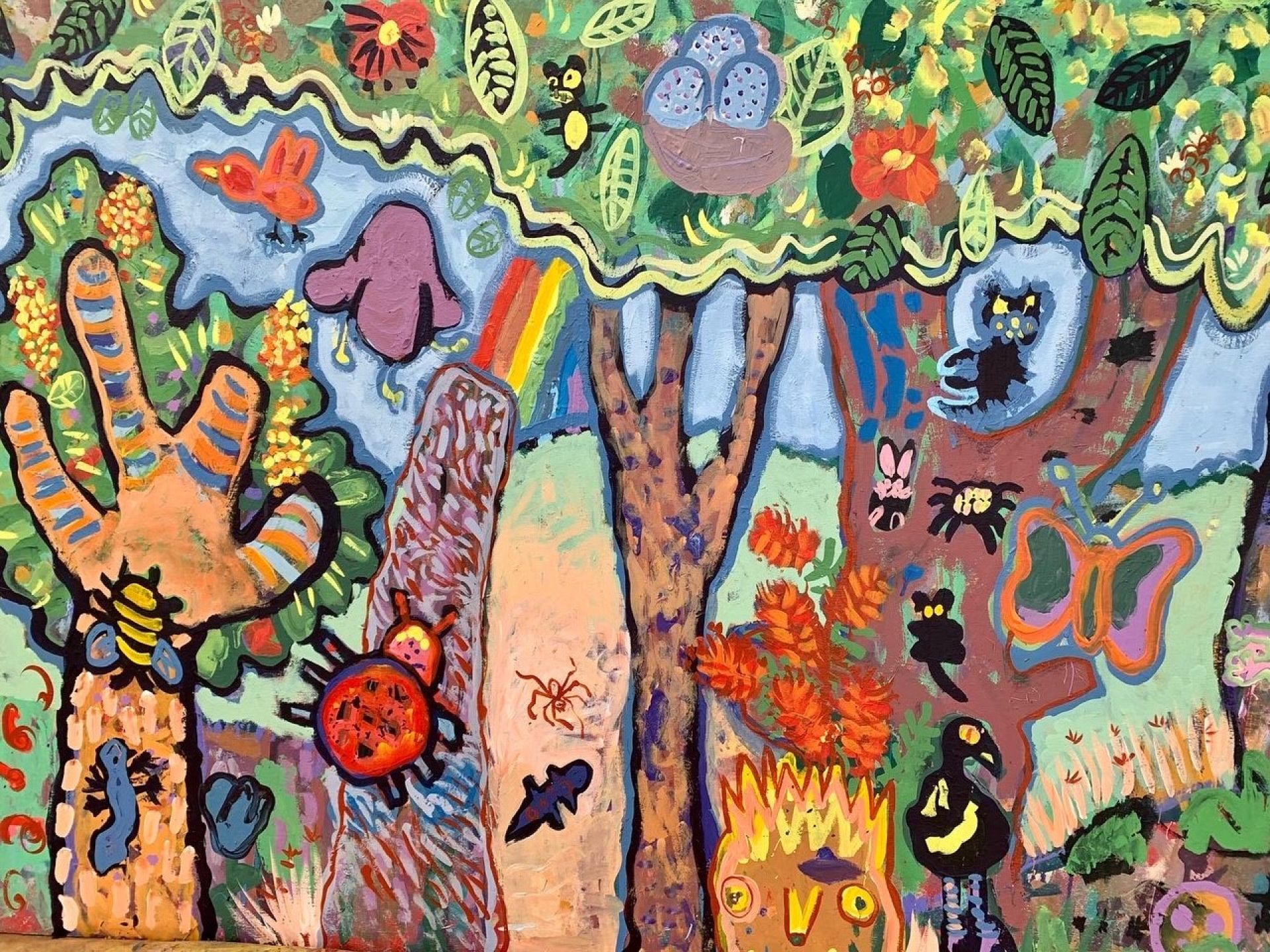 Grey Box Grassy Woodland Mural