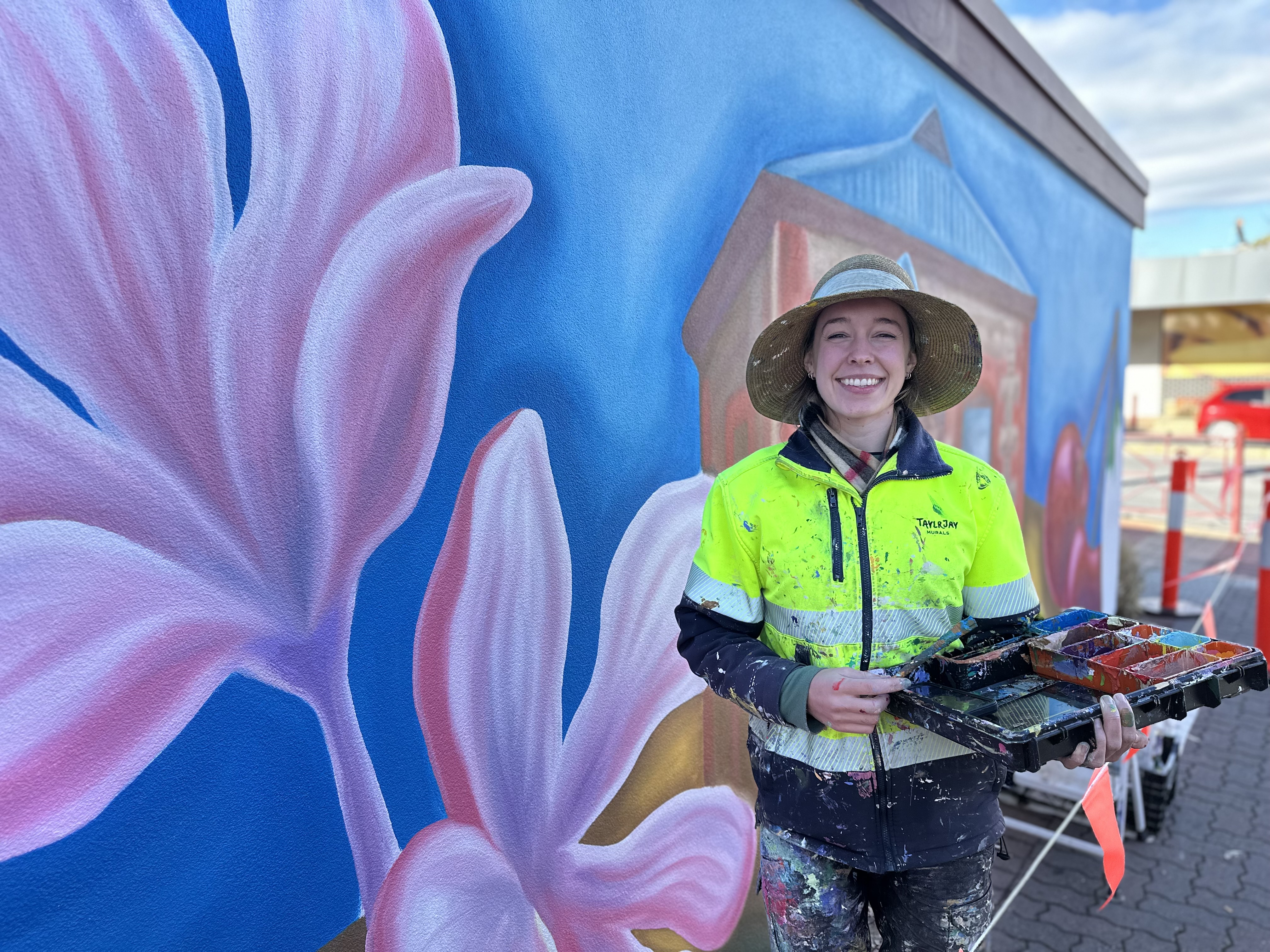 Mural highlights orchard history