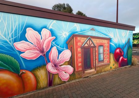 A Fruitful Experiment Mural at Blackwood review view