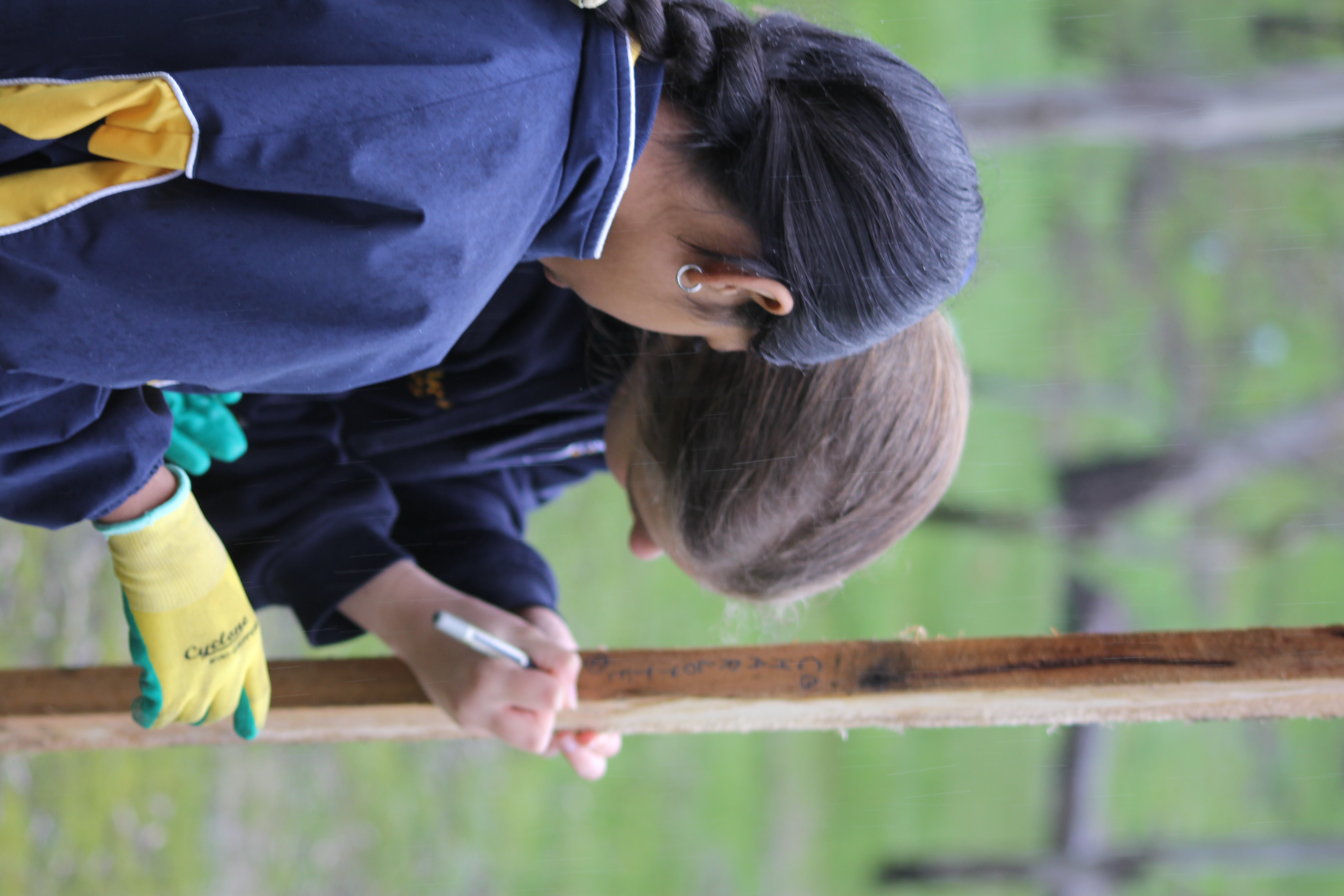 Students dig in for Arbor Day