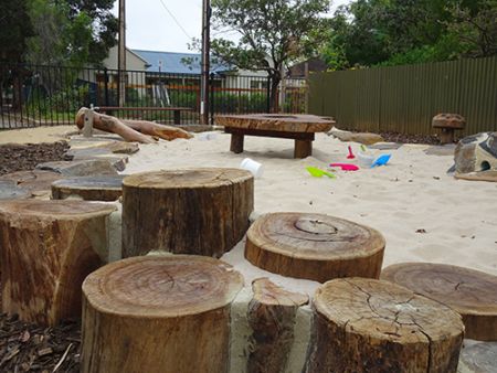 Goodale Reserve Stepping Logs