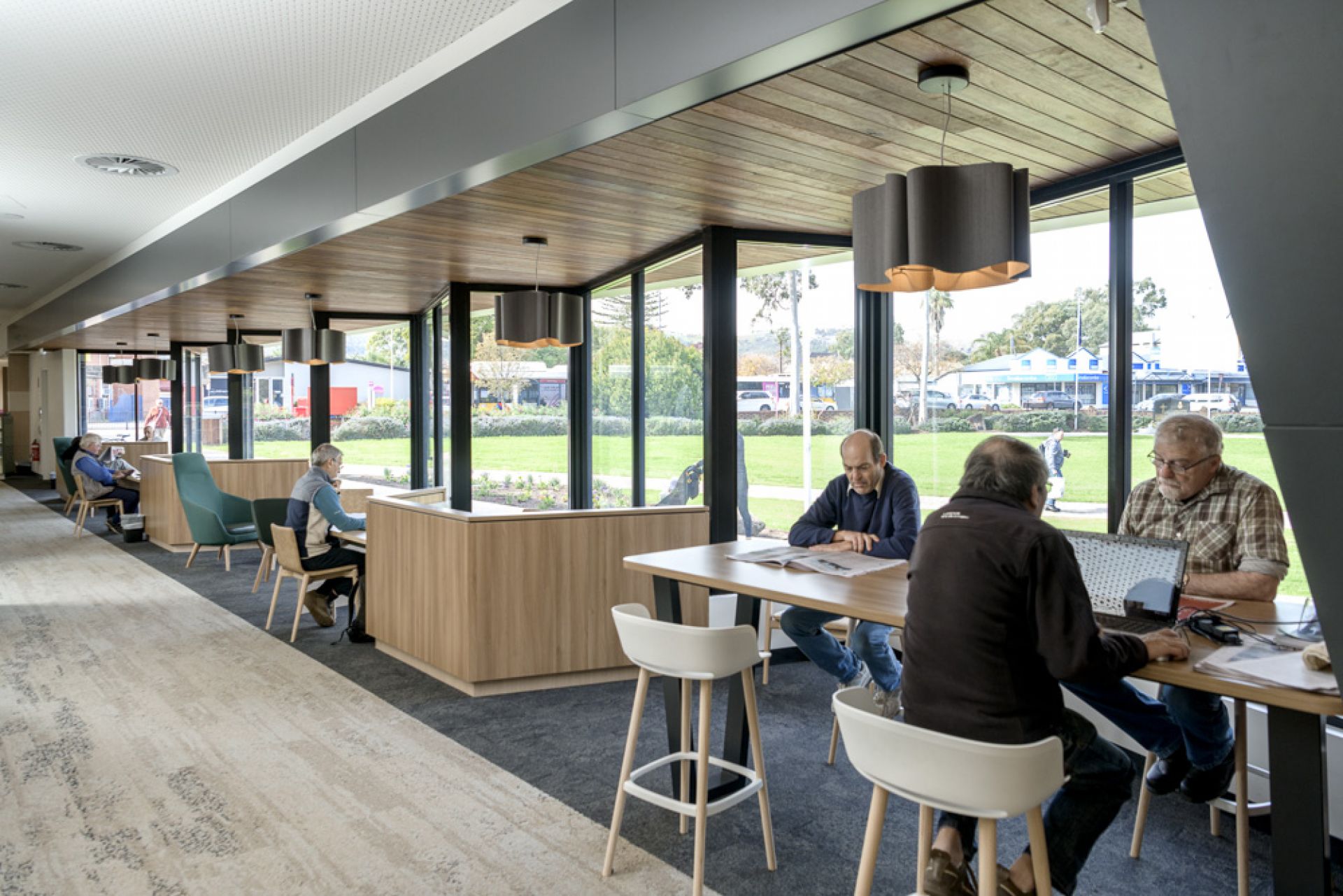 Mitcham Memorial Library Window Area